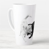 Tasse Latte Le jeu est le langage (Angle gauche)