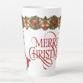 Tasse Latte Le joyeux Noël de Santa (Devant)