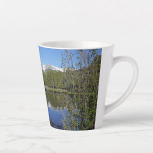 Tasse Latte Le lac Sprague II du parc national Rocky Mountain