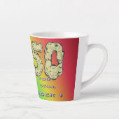 Tasse Latte Le latte arc-en-ciel d'Abraham 50 ans (Droite)