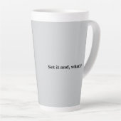 Tasse Latte Le mettre et quoi ? (Angle droit)