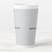 Tasse Latte Le mettre et quoi ? (Devant)
