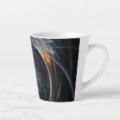 Tasse Latte Le monde de l'art Abstrait (Droite)