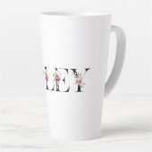 Tasse Latte Le nom de Riley. Je m'appelle Riley. (Angle droit)