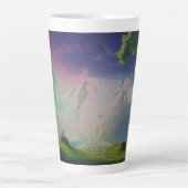 Tasse Latte Le Paysage D'Un Monde Alien (Devant)