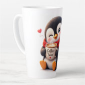 Tasse Latte Le Petit Manchot Café (Angle gauche)