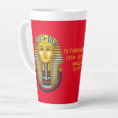 Tasse Latte Le roi Toutankhamon (Angle gauche)