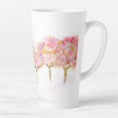 Tasse Latte Le rouge rayonnant de l'hiver (Droite)