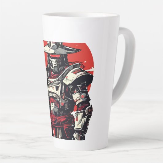 Tasse Latte le samouraï (Angle droit)