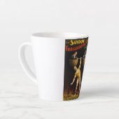 Tasse Latte Le Sandow Eugen Sandow Vaudeville Weightlifter (Angle gauche)