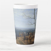 Tasse Latte Le siège de Kosel-Wilhelm von Kobell (Devant)