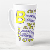 Tasse Latte Le vent de l'Harmonie (Angle gauche)