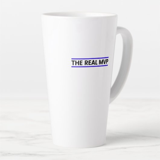 Tasse Latte Le vrai mvp (Angle droit)