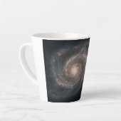 Tasse Latte Le Whirlpool Galaxy M51 & Companion dans l'espace (Angle gauche)