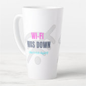 Tasse Latte Le Wi-Fi était inaccessible (ne plus le demander) (Angle gauche)