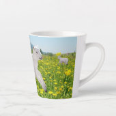 Tasse Latte Leaping Lambs Easter (Droite)