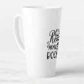 Tasse Latte Lecture Art Lire plus Livres (Angle gauche)