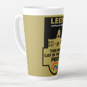 Tasse Latte Leeds Gay pride - Leeds England LGBT - (Angle gauche)