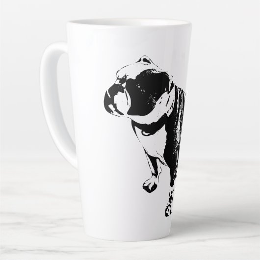 Tasse Latte Lent Est Naturel (Angle gauche)