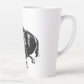 Tasse Latte Lent Est Naturel (Droite)