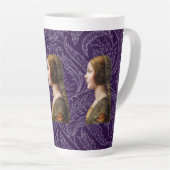 Tasse Latte Leonardo da Vinci Portrait La Bella Principessa (Angle droit)