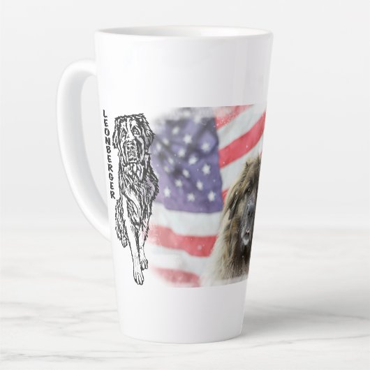 Tasse Latte Leonberger (Angle gauche)