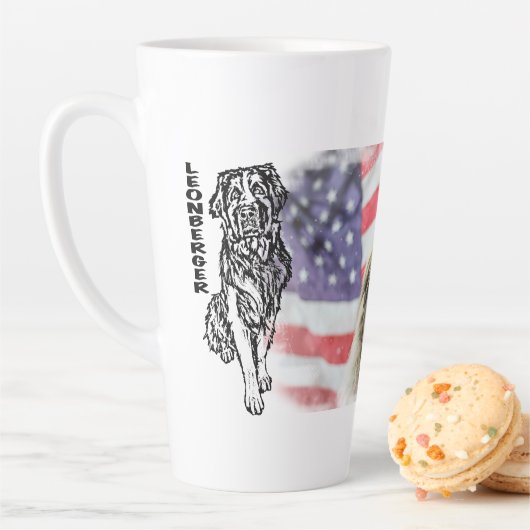 Tasse Latte Leonberger (En situation)