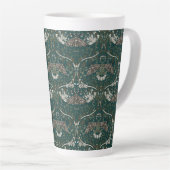 Tasse Latte Léopard Moth et Honeysuckie Botanical Vintage (Angle droit)