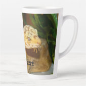 Tasse Latte Leopard personnalisé Gecko Lizard (Droite)