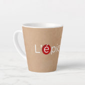 Tasse Latte L'Épicerie (Angle gauche)