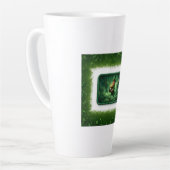 Tasse Latte Leprechaun Carrying Pot Of Gold (Angle gauche)