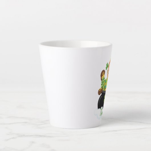 Tasse Latte Leprechaun chance (Devant)