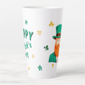 Tasse Latte Leprechaun Clover Shamrock Patrick's Day (Devant)