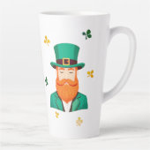 Tasse Latte Leprechaun Clover Shamrock Patrick's Day (Droite)