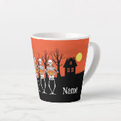 Tasse Latte L'équipe de squelettes (Angle droit)