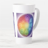 Tasse Latte Les 7 Chakras´9 (Angle droit)