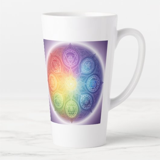 Tasse Latte Les 7 Chakras´9 (Droite)