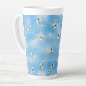 Tasse Latte Les abeilles dans un ciel bleu (Angle gauche)