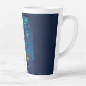 Tasse Latte Les aliens adorent les tacos (Droite)