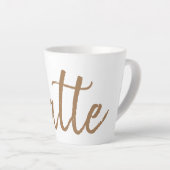 Tasse Latte Les amateurs de café en latte espresso (Angle droit)