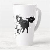 Tasse Latte Les amis sur le chemin de la feuilles (Angle droit)