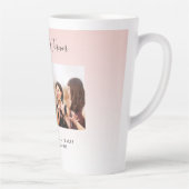 Tasse Latte Les amis toujours rose pâle photo (Droite)