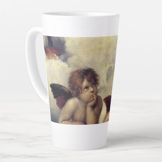 Tasse Latte Les anges de Raphaël (Angle gauche)