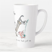 Tasse Latte Les chats sont comme des chips /Personnalisé Funny (Droite)