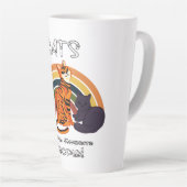 Tasse Latte Les Chats Sont Mes Gens Préférés ! (Angle droit)