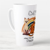 Tasse Latte Les Chats Sont Mes Gens Préférés ! (Angle gauche)