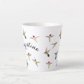 Tasse Latte Les Colibris d'Anna (Devant)