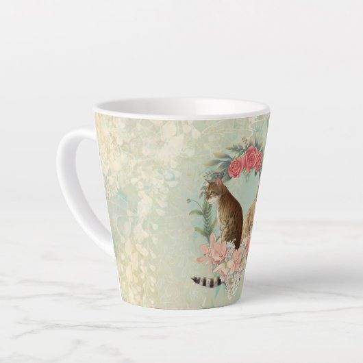 Tasse Latte Les copains de Loki : Mika et Chidori Bengal Cats (Angle gauche)