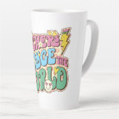 Tasse Latte Les enseignants changent le monde (Angle droit)