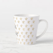 Tasse Latte Les étoiles d'or brillent (Droite)